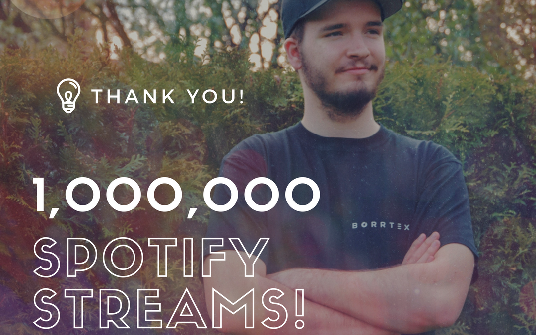 1,000,000 streams on Spotify!